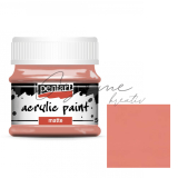 Akrylová farba matná PENTART 50 ml - Korálová