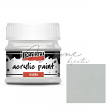 Akrylová farba matná PENTART 50 ml - Sivá
