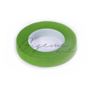 Aranžérska fixačná páska 13 mm / 27 m - Zelená
