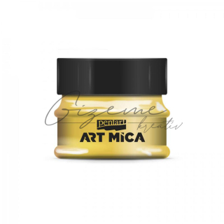 Minerálny prášok Art Mica PENTART 9 g - Trblietavá zlatá