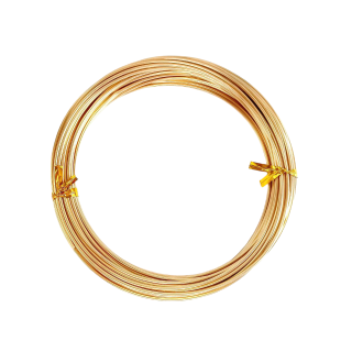 Hliníkový drôt 1,5 mm / 50 g - Zlatý