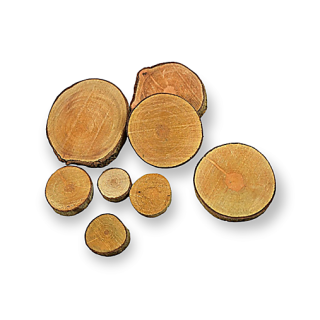 Drevené aranžérske plátky 250 g - Prírodné
