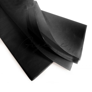 Hodvábny papier SIRIUS 75x50 cm / 24 ks - Čierny