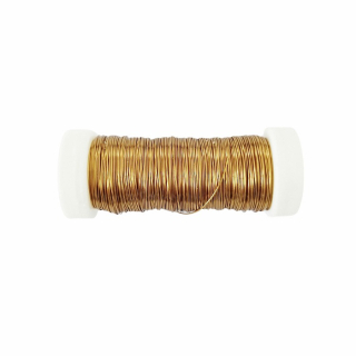 Drôt ovinovací 0,37 mm / 30 m - Zlatý