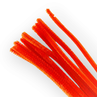 Žinilkový drôt 6 mm - Tmavo oranžový