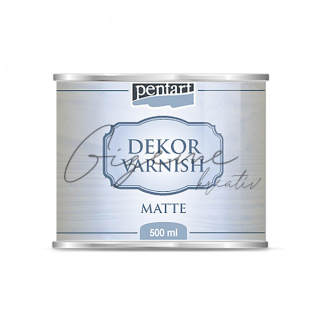 Lak Dekor varnish PENTART 500 ml - Matný