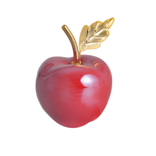 Dekoračné keramické jabĺčko 12 cm