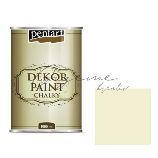 Farba Dekor paint Chalky PENTART 1000 ml - Slonovina
