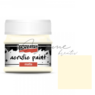 Akrylová farba matná PENTART 50 ml - Slonovina