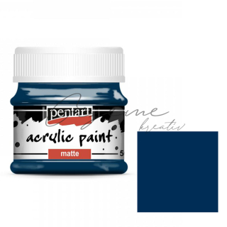 Akrylová farba matná PENTART 50 ml - Indigová modrá