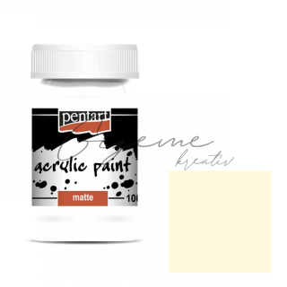 Akrylová farba matná PENTART 100 ml - Slonovina