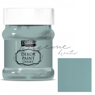 Farba Dekor paint Chalky PENTART 230 ml - Country modrá